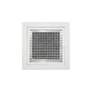 Hinged Eggcrate Grille With Filter 900mm X 550mm