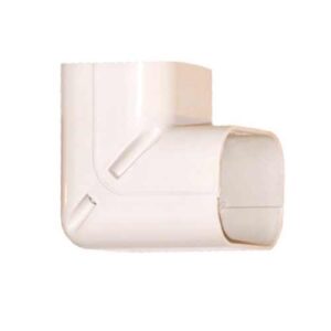 90° Wall Bend 100mm Plastic Trunking