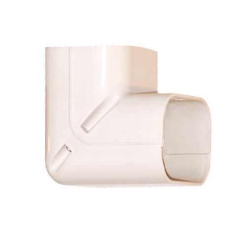 90° Wall Bend 100mm Plastic Trunking