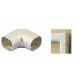 Flat Elbow 100mm Plastic Trunking