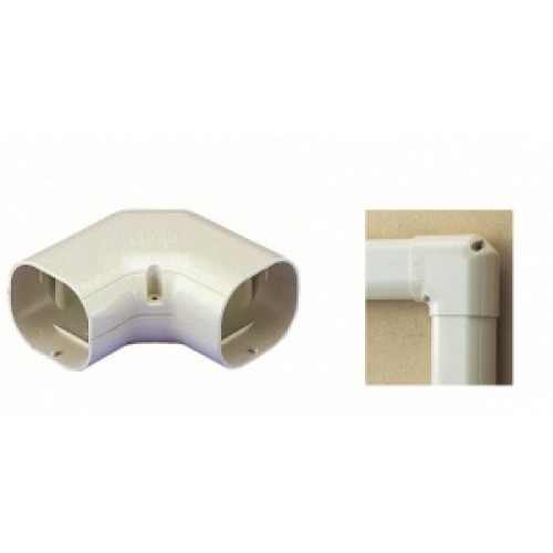 Flat Elbow 75mm Plastic Trunking