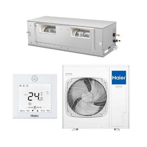 Haier Smart Power AD125HN5FA‐SET 12.5kW Ducted Air Conditioner System High Static 1 Phase