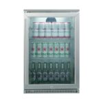 TECO TBF118ALFSAH 118L Single Door Alfresco Stainless Steel Bar Fridge