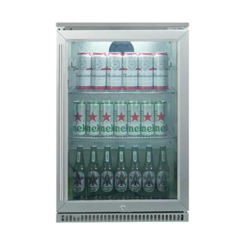 TECO TBF118ALFSAH 118L Single Door Alfresco Stainless Steel Bar Fridge