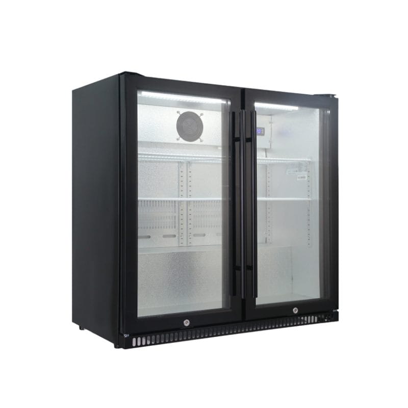 TECO TBF210BBABAH 210L Double Door Backbar Bar Fridge
